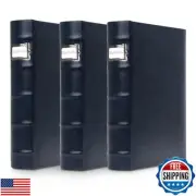 Bellagio-Italia Corona CD/DVD Storage Binder Set - Leather - 144-Disc Capacit