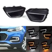 LED Daytime Running Lights DRL Fog Lamps For Chevrolet Trax 2017-2019
