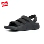 【FITFLOP】ETHAN BACK-STRAP SANDALS可調整式魔鬼氈後帶涼鞋-男(靚黑色)