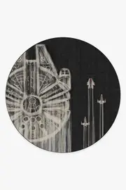 245' Round | Machine Washable Runner Rug | Kid & Pet Friendly | Indoor Rug | The Rebellion Rug | Ruggable