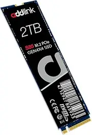 Addlink S85 2TB PCIe 4.0 M.2 Gen 4 Memory Expansion SSD, Up to 6000 MB/s, Internal Solid State Drive with HMB Technology for Laptop, Gaming and Creators