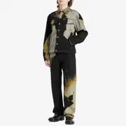 Alexander McQueen Acid Treatment Denim Jacket