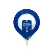 High Gain Active Loop Antenna Wide Frequency Range 9.9KHz-181MHz 20dB Gain Rechargeable Battery USB-C Hanging Mount SMA