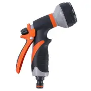 NIKAVI Garden Hose Nozzle – High Pressure Spray Gun – 8 Pattern Water Sprayer