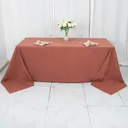 5 pcs 90x132" PREMIUM RECTANGLE Polyester TABLECLOTHS Catering Quality Linens
