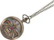 [LIFKOME] Vintage Pocket Watch Decoration Vintage Watch Locket Necklaces for Men Number Necklace Watches for Men Retro Decor Choker Necklaces for Woman Digital Watch Of The Lid Alloy