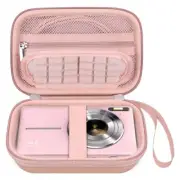 Digital Camera Carrying Case for CAMKORY/for Rose Gold+Inside Rose Gold