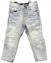 JORDAN CRAIG - Kids Knee Shred Jeans Iced White