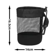 Golf Balls Mesh Storage Bag Pouch Net Drawstring Holder Nylon Balls Storage Bag