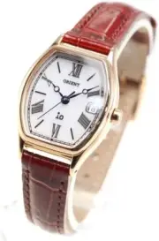 ORIENT RN-WG0014S Watch io LIGHTCHARGE Solar Women's Brown Leather Band