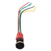 LED Light Mm Latching Push Button Switch Self Locking Rese Waterproof Protection
