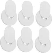 Gadpiparty 8Pcs Power Strip Holder Self Adhesive Wall Mount Fixator for Organizing Power Sockets Compatible with Various Surfaces for Home Office and More