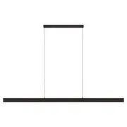 Eglo Climene 2 43W LED Tri Colour Linear Pendant Light 2400mm-Black