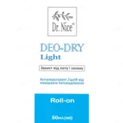 Deodorant-antiperspirant ball Dr.Nice Light for moderate sweating, 50 ml