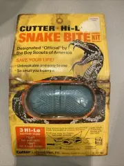 Vintage CUTTER HI LO SNAKE BITE KIT New Sealed Package Boy Scouts