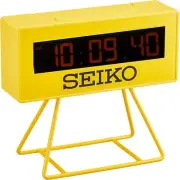 SEIKO Mini Sports Timer Clock Digital Mini Timer Clock SQ815Y Yellow NEW From JP