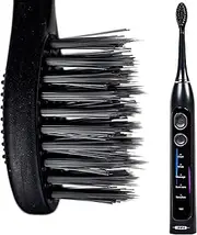 EZZI Sonic Electric Toothbrush | Ultra Soft Tapered Bristles | 60-Day Rechargeable Battery | 42,000 Vibrations/Min | for Adults, Sensitive Teeth, Receding Gum Disease, Whitening, Braces, Travel