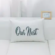 Our Nest With Microgel Feather Like Insert Pillow