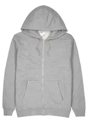 Colorful Standard Hooded Cotton Sweatshirt - Light Grey - XL XL