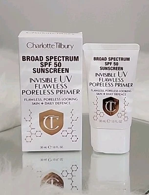Charlotte Tilbury Invisible UV Flawless Poreless Primer SPF50 30ml EXP 01/2026