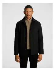 [yd.] Greenwich Melton Jacket in Charcoal
