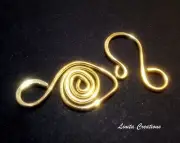 1 Handmade Brass Clasp & Hook Set by LiNiTa Creations