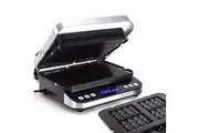EuroChef Smart Multi-Function Contact Grill Griddle Panini Sandwich Press Waffle Maker