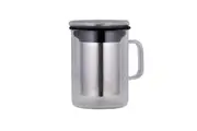AVANTI BOROSILICATE GLASS TEA MUG WITH LID + INFUSER 420ml