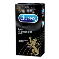 在飛比找momo購物網優惠-【Durex杜蕾斯】熱愛裝王者型保險套8入/盒