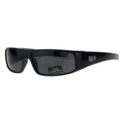All Black Limo Super Dark OG Gangster Shade with Metal Tip Temples