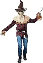 Adult Sadistic Scarecrow Costume, Natural