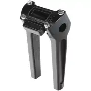 Thrashin Supply Co Black 8" Straight Handlebar Riser w/Gauge Cut Out TSC-8025-1