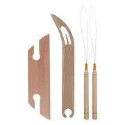 Professhional Wooden Beveled Inkle Weaving -Kit, Knitting Weaving8415