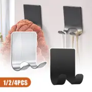 1/2/4 Pcs Adhesive Razor Holder Wall Mounted Hook For Shower Hook Rack Shaver