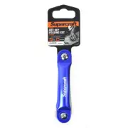Supercraft Folding Hex/Allen Key w/ 8 Keys Folding Home Tool Set Metric 1.5-8mm