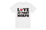 Power Rangers Mens Love At First Morph T-Shirt (White) - UTTV15019