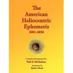 THE AMERICAN HELIOCENTRIC EPHEMERIS 2001-2050