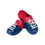FOCO MLB Men's St. Louis Cardinals Sox 2023 Colorblock Big Logo Clogs