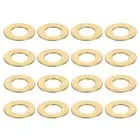 200Pcs Brass Flat Washer, M6x12x0.5mm Brass Washer Assortment for Screws Bolts