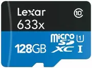 Lexar 128GB micro SD 633x UHS-I Card A1 U3 V30