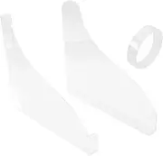 Ciieeo Bathtub Splash Guards 2 Pack Acrylic Corner Guards for Bathroom Sturdy Easy to Fit Protect Your Tub Edge