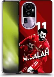 Head Case Designs Officially Licensed Liverpool Football Club Mohamed Salah 2021/22 First Team Soft Gel Case Compatible with Oppo Reno10 Pro+