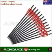 ARCHQUICK Crossbow Aluminum Arrows Bolts for Archery and Hunting 12pcs 17" 20"