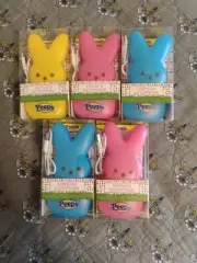 5 Peeps Light Up Bluetooth Speakers.