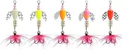 BAITS Spinner | Trout Spin Lures 5pcs - Lye Spinnerbait, BAITS Spinner Metal BAIS