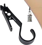 wqibq Lightweight Outdoor Tent Clip Hook, Waterproof Outdoor Hooks for Garden Courtyards Decoration, Tent Camping Awning Hanger for Lanterns, Towels, Clothes