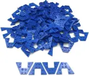 Lego 100 New Blue Wedge Plates 4 x 6 Parts