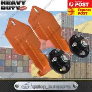 2 Shipping Container Mover Wheels W/Hub for 20ft /40ft EMPTY Shipping Container