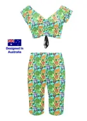 The Land Before Time Women's Activewear Set Active Wear Yoga Gym Dinosaur Ducky