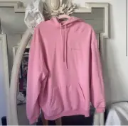 Balenciaga Pink Mid Fit Hoodie Never Worn Oversized S